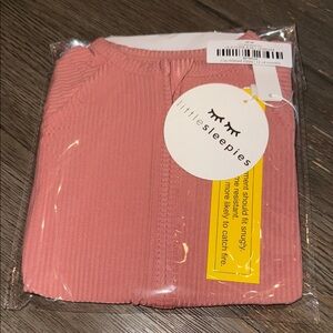 Little Sleepies clay ribbed zippy